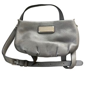 Marc by Marc Jacobs Percy crossbody bag grey leather